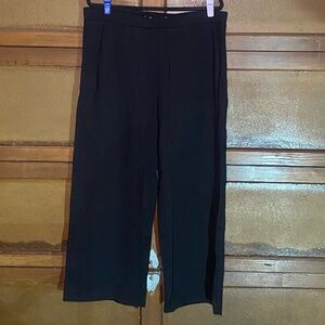 Betabrand Black Wide Leg Pants